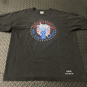 Vintage Y2K Rare Crooks & Castles T-Shirt God Guns & America Sz XL Black